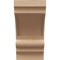 Ekena Millwork 6"W x 6"D x 12"H Wide Diane Rough Cedar Woodgrain TimberThane Corbel, Primed Tan CORUR06X06X12DIARCPR - alternate 5